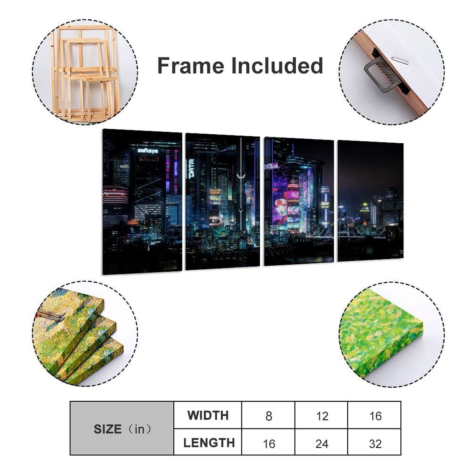 Amazon.co.jp: 壁絵 サイバーパンク2077 インテリア 開放感 現代 壁